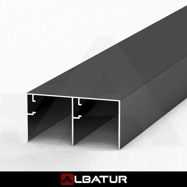 ГОРНА И ДОЛНА ШИНА АЛБАТУР 1М.ЦРНА МАТ
