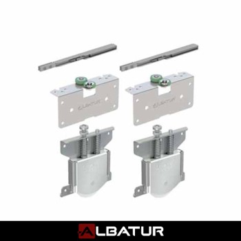 МЕХАНИЗМИ СО МЕКО АЛБАТУР ЗА ЕДНА ВРАТА