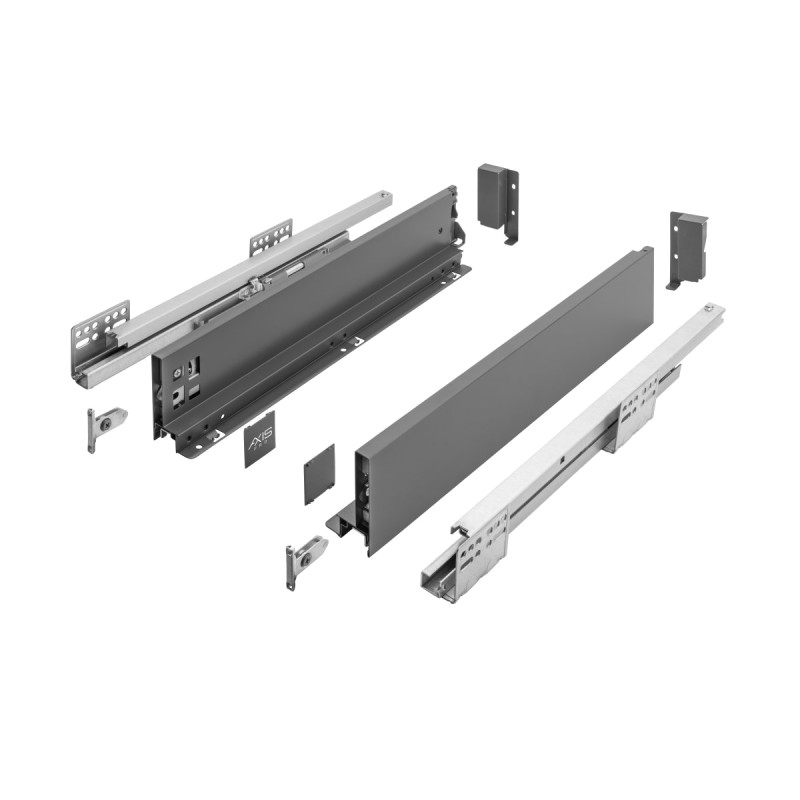СИСТЕМ ЗА ФИОКИ AXISPRO 500mm АНТРАЦИТ – НИСКА H84 (PB-AXISPRO-KPL500A)