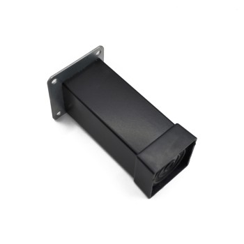 НОГАРКА КОЦКА АЛУМИНИУМ 100Х40Х40ММ ЦРНА