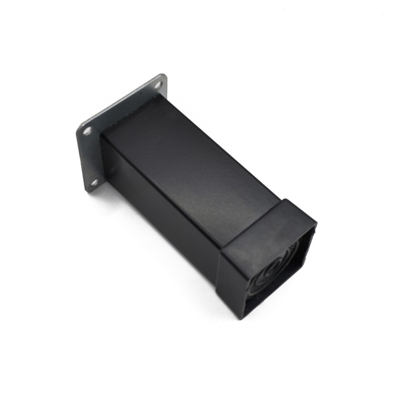 НОГАРКА КОЦКА АЛУМИНИУМ 100Х40Х40ММ ЦРНА