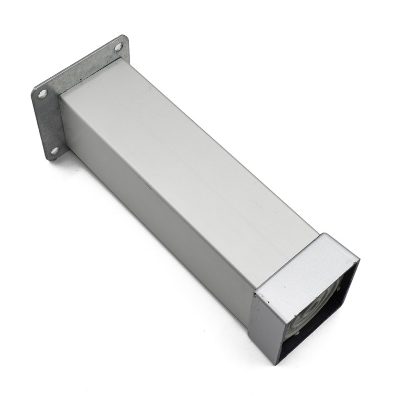 НОГАРКА КОЦКА АЛУМИНИУМ 150Х40Х40ММ СРЕБРЕНА