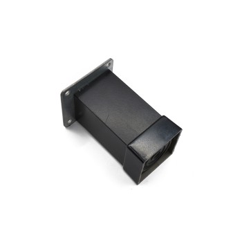 НОГАРКА КОЦКА АЛУМИНИУМ 80Х40Х40ММ ЦРНА