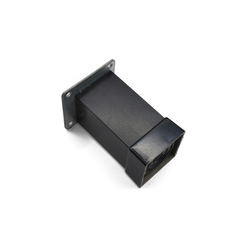 НОГАРКА КОЦКА АЛУМИНИУМ 80Х40Х40ММ ЦРНА