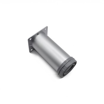 НОГАРКА КРУЖНА МЕТАЛНА 100ММ СРЕБРЕНА