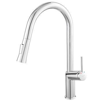 Cumulus – стоечка славина за мијалник со извлекувачка рачка, хром